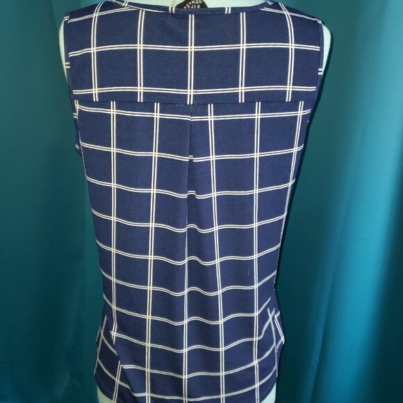 Dark Blue blouse with gold buttons - M - Picture 5 of 8